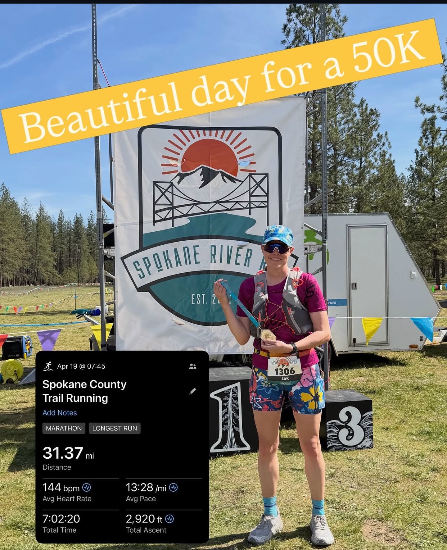 Super proud of my friend, teammate and client @crystal.cox_tri for absolutely crushing her 50k last weekend! 🥳. 

Crystal came to me at the beginning of the year because she was struggling with her nutrition as a menopausal athlete. We worked together to dial in her macros to make sure she was getting the fuel her body needed- not only for training but also for life. 

Crystal has a HUGE racing season ahead of her, including several 70.3s, and I can’t wait to watch all of her success! 🩷

#triathlete #fitover50 #perimenopausehealth #enduranceathlete