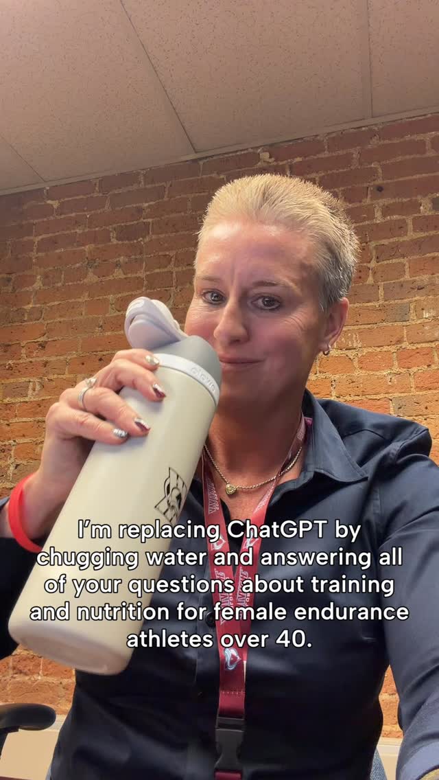 Ask me anything about how female endurance athletes over 40 need to adjust their training and nutrition, and I’ll answer! 

#fitover50 #enduranceathlete #perimenopausesupport #fatlosscoach #fitover40