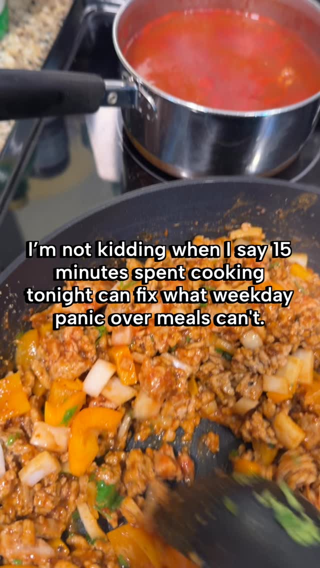 Did you know that preparing double the meals ahead of time can significantly reduce your weekly stress? 😌

When you buy twice the ingredients for one or two of your favorite recipes, you’ll free up evenings for self-care or that workout you’ve been putting off. With just a couple of hours on the weekend, you can dodge the takeout trap and nourish your body with wholesome food. Your hormones (and your waistline!) will thank you for it. 🥗

Want more practical strategies to thrive over 40? Follow along for more amazing tips!