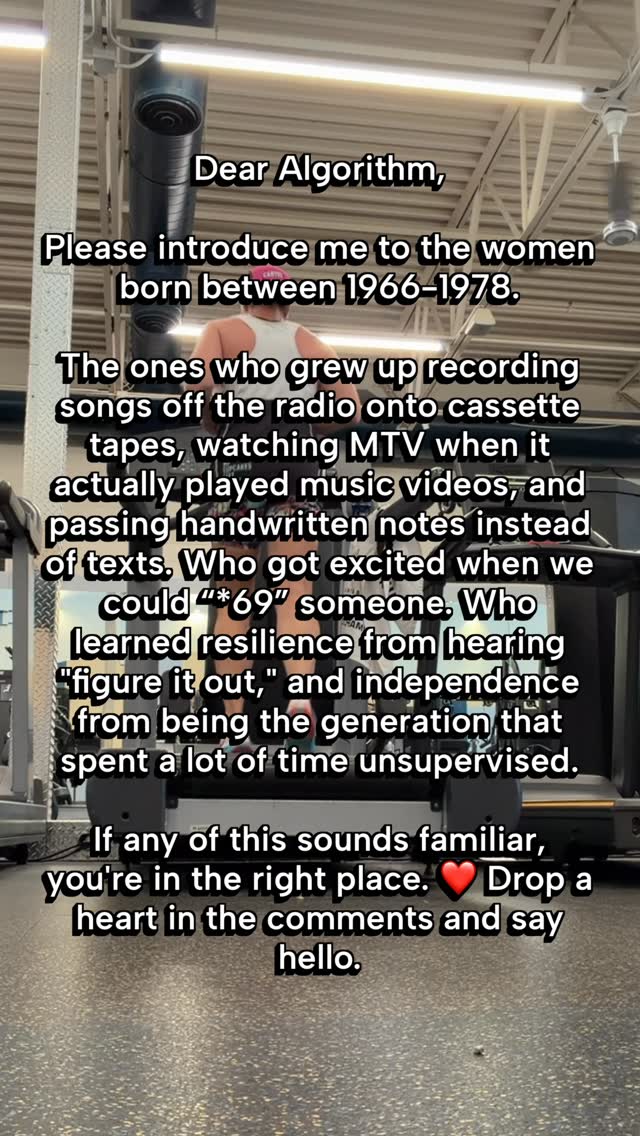 1972 baby here! 👋🏼. I stayed up way too late at night to watch my fav TV show b/c there was no way to record it. I always had a quarter on me in case I needed to use the pay phone. And I knew every word to every Madonna, Def Leppard and Journey song. 

Intro yourself below. Who are you and what are you currently doing? 

Looking forward to connecting. ❤️