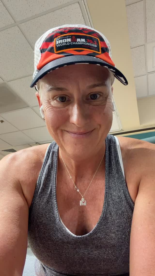 These exercises are specifically targeted to keep my core strong and engaged, and to mimic the motions involved in swimming, biking and running. 

💪🏼 oblique crutches on a Bosu ball- works my entire core since I’m balancing on the ball 
💪🏼 sit-up on incline bench- while this works all of the abs, it specifically targets the lower abs, which keep my stable in all 3 sports
💪🏼 Bosu leg overs- works the smaller muscles around the hip, which are used in cycling and running. Also a great balance exercise! 
💪🏼 bicep curls- because we all want badass-looking arms, right? 😉 And we want to be able to lift all the things without damaging something 
💪🏼 squat with heavy weight- great for the glutes and hip stability 
💪🏼 “choo choo trains” with cable- this is great for swimmers because it works shoulders, biceps and lats. Pro tip: really squeeze the shoulder blades down and back when you do this to get the most out of the lats. 

Even if you aren’t an endurance athlete, these exercises are important for maintaining skeletal stability and balance as we age. 

Try a few and lemme know how it goes! 

Intrigued on how to fit in a simple 35-min strength workout at home?? You can learn more by following me for more tips! 🥳