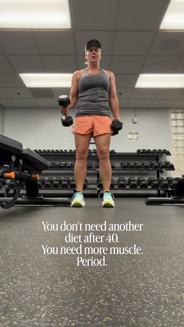 Lasting fat loss after 40 isn’t about eating less—it’s about building more muscle.

Muscle isn’t just something that makes you look toned. It’s one of the most metabolically active tissues in your body. 

The more muscle you have, the better your body becomes at using glucose, supporting insulin sensitivity, maintaining a healthy metabolism, and helping you stay strong and active as you age.

Here’s what many women don’t realize: after about age 30, we naturally begin losing muscle if we don’t actively work to maintain it. During perimenopause and menopause, declining estrogen can accelerate that process, making strength training and adequate protein even more important.

That’s why spending hours on the treadmill or jumping from one diet to the next often leads to frustration. The goal is NOT to become smaller—it’s to become STRONGER.

That’s exactly why I coach women the way I do. We focus on lifting with purpose, eating enough protein, fueling our bodies well, and building habits that fit into real life—not living in the gym or surviving on another restrictive plan.

Because the goal isn’t just to lose weight.

It’s to build the kind of body that carries you through your 50s, 60s, and beyond with energy, confidence, and strength.

💪 If you’re ready to stop dieting and start building a stronger metabolism, send me a DM with STRONG. I’d love to show you how we do it.