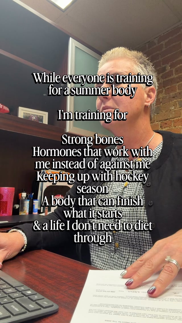 Not training for a summer body - training for a body that lasts. 💪🏼