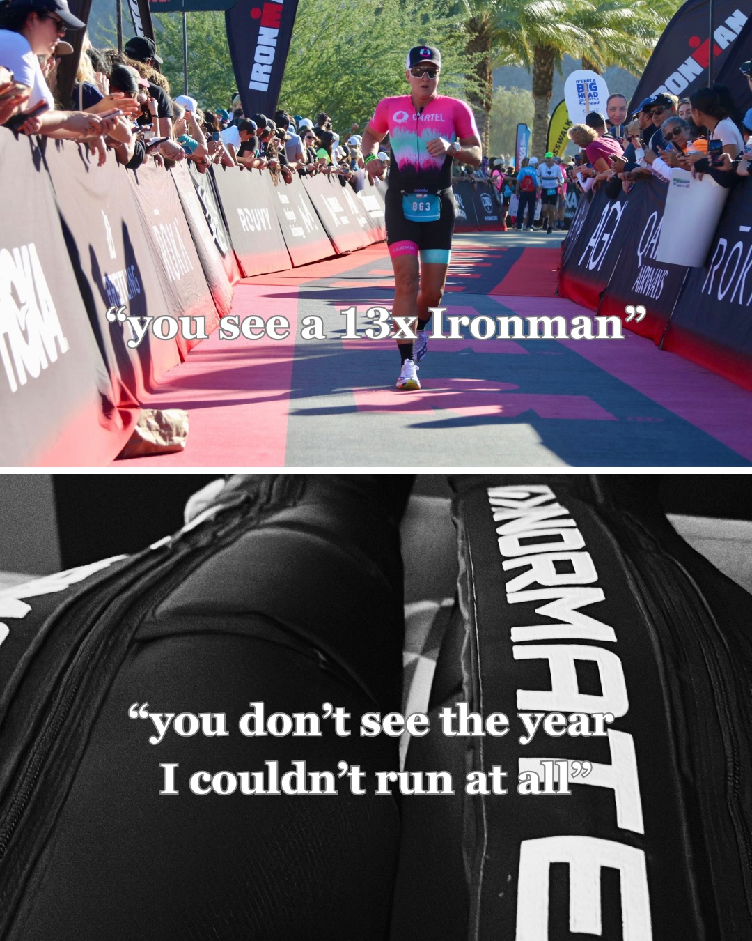 One second of a finish line, a year underneath it.

If you’re in the part nobody’s watching right now - that part is the whole thing.

——— 

Hi, I’m Paige — 13x Ironman, Kona finisher, full-time attorney. I help women 40+ get strong and get their energy back.

Comment MIDLIFE for the private audio series I wish I’d had at 44.